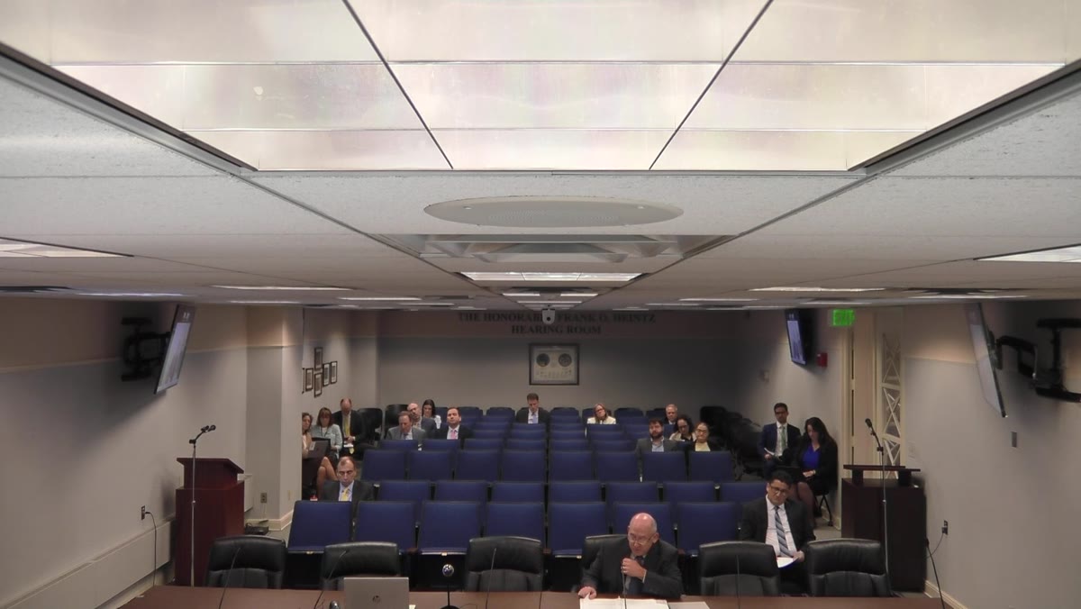 A frame from the MD Public Service Commission meeting recording